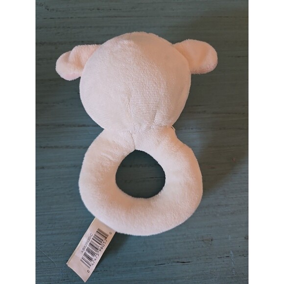 Dan Dee Lamb Easter Baby Rattle Ring Plush 5"  With A Small Size Ring For Hand - Picture 2 of 6